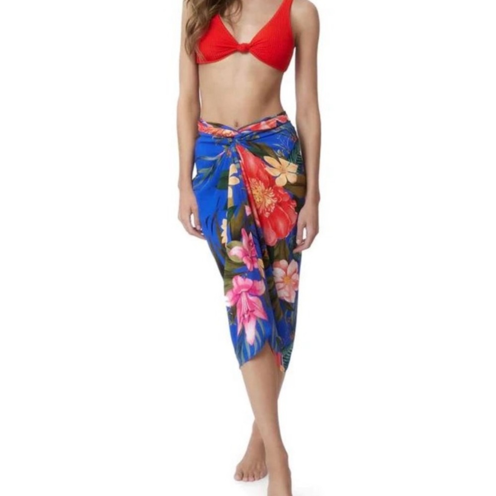 PQ Swim Boca Carley Wrap Sarong Coverup - Picture 2 of 4